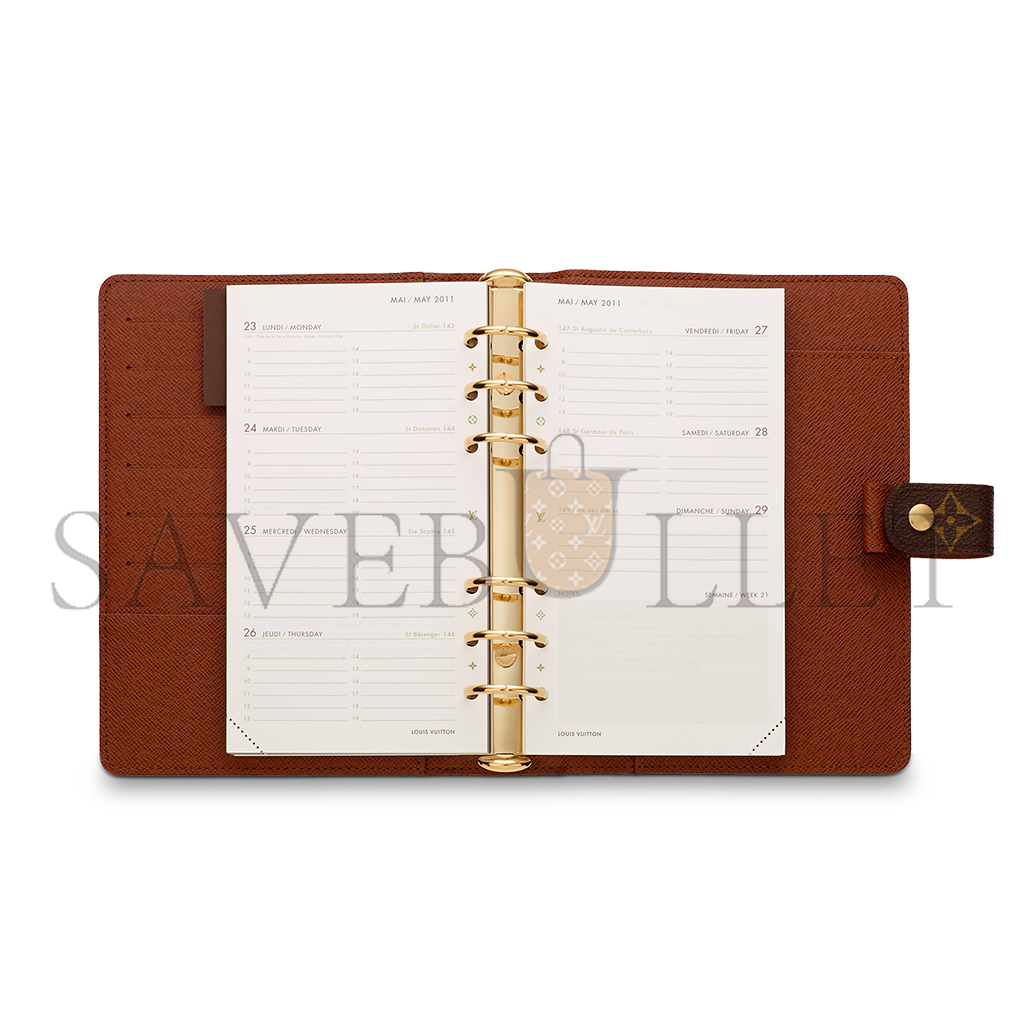 LOUIS VUITTON MEDIUM RING AGENDA COVER R20105 (18.5*14*3cm) LOUIS VUITTON MEDIUM RING AGENDA COVER R20105 (18.5*14*3cm)